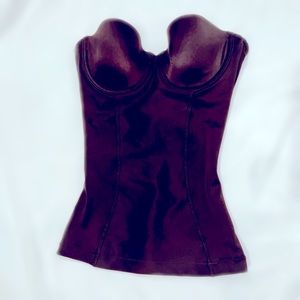 Spanx women’s black strapless bustier. Size XS 32A